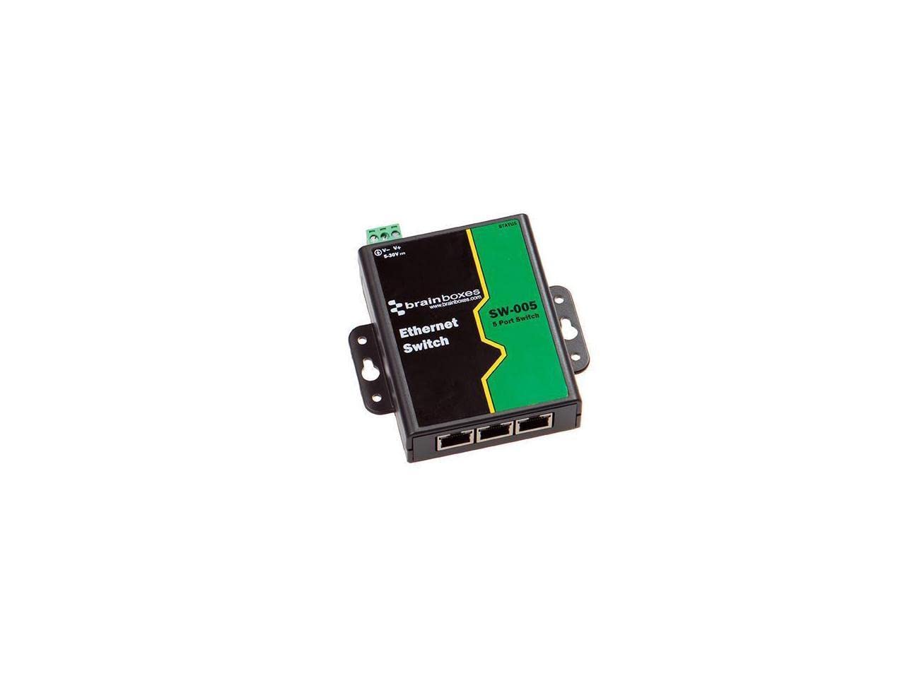 Amazon.com: Brainboxes Switch - 5 Ports - DIN Rail mountable (SW